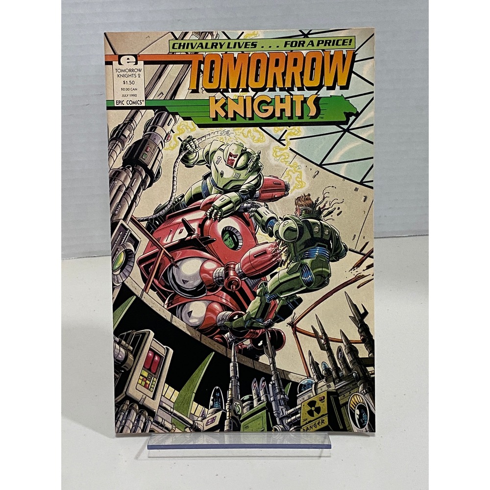 Epic Comics Tomorrow Knights #2 Comic Book July 1990 Sci-Fi Excellent
